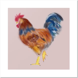 rooster  Animal illustration Posters and Art